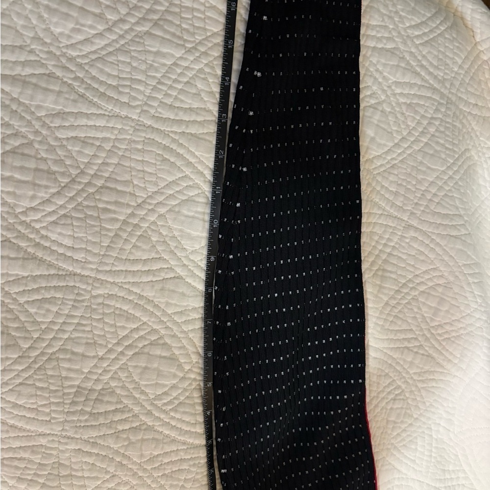 Morgan de Toi Black Dress with Red and Blue Details Large - Picture 7 of 13